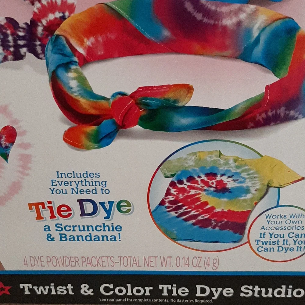 CraZArt My Look Tie Dye Studio - Colorful Fashion Kit